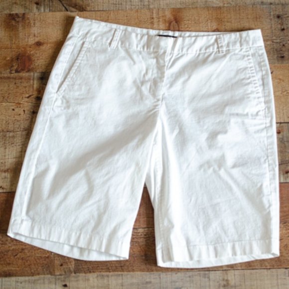J Crew White Shorts Size 4 - Picture 1 of 5